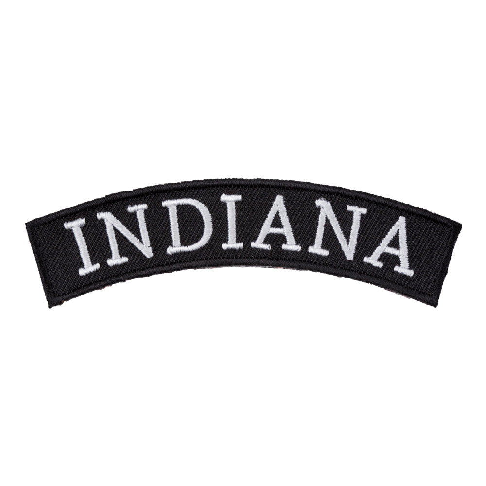 Indiana State Top Rocker Patch, Small Size — product image