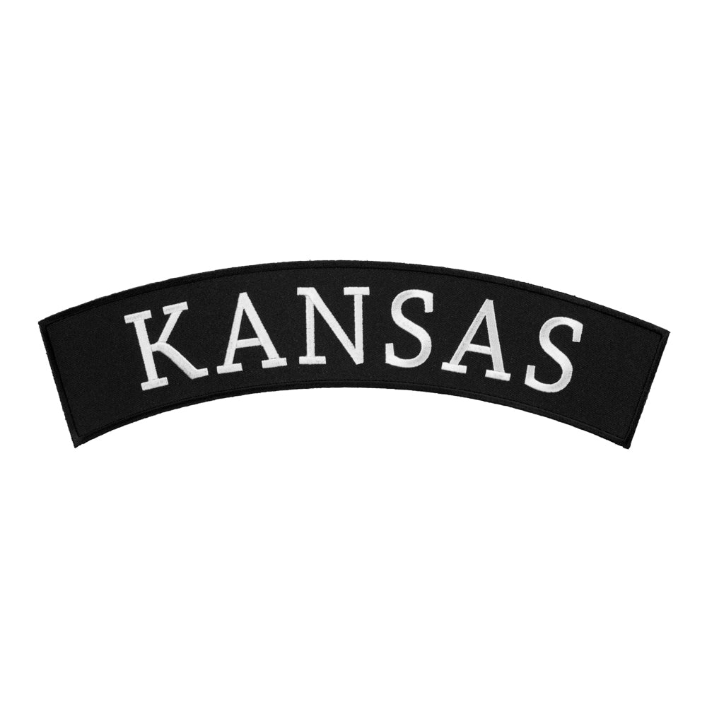 Kansas State Top Rocker Patch, Large Size — product image