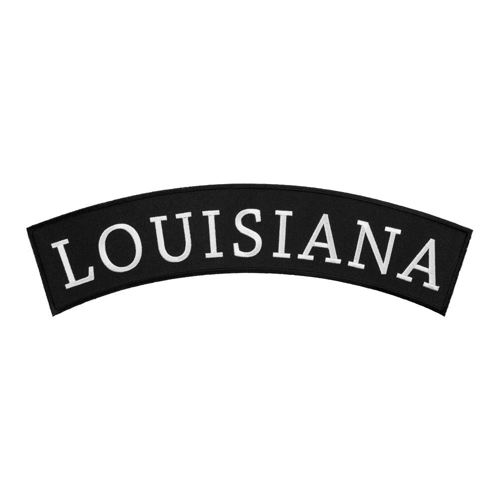Louisiana State Top Rocker Patch, Large Size — product image