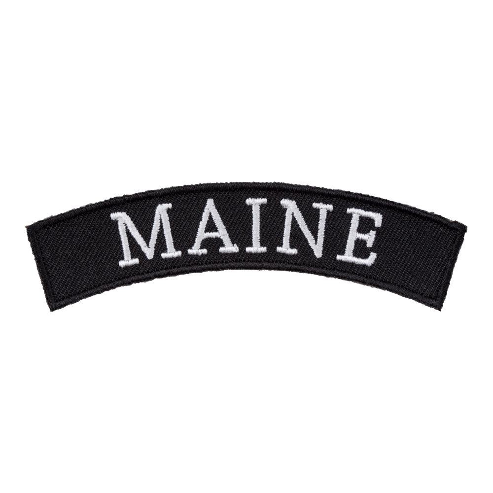 Maine State Top Rocker Patch, Small Size — product image