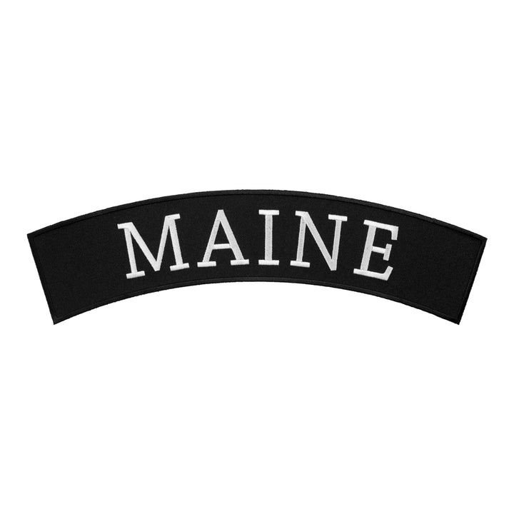Maine State Top Rocker Patch, Large Size — product image