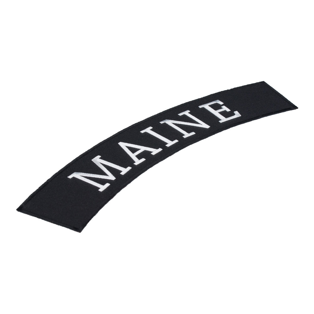 Maine State Top Rocker Patch, Large Size — detail view 1