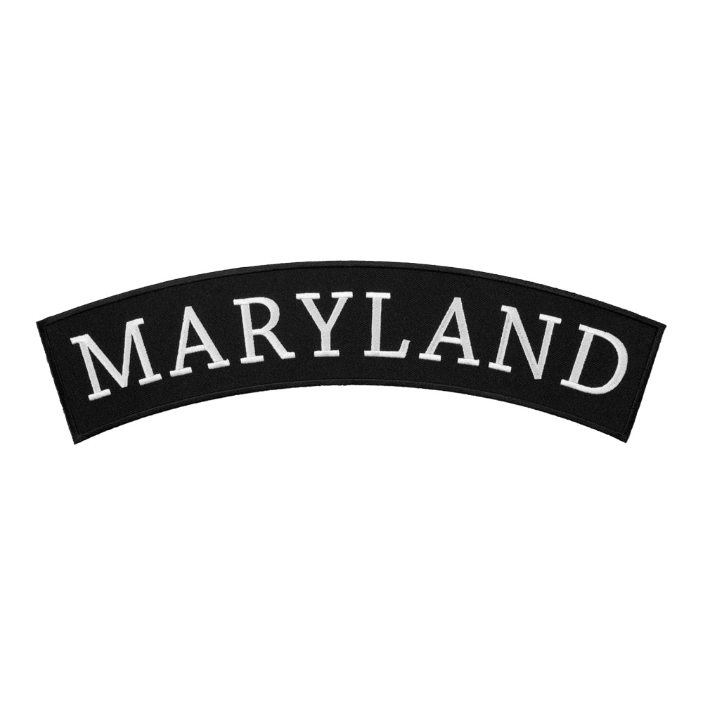 Maryland State Top Rocker Patch, Large Size — product image