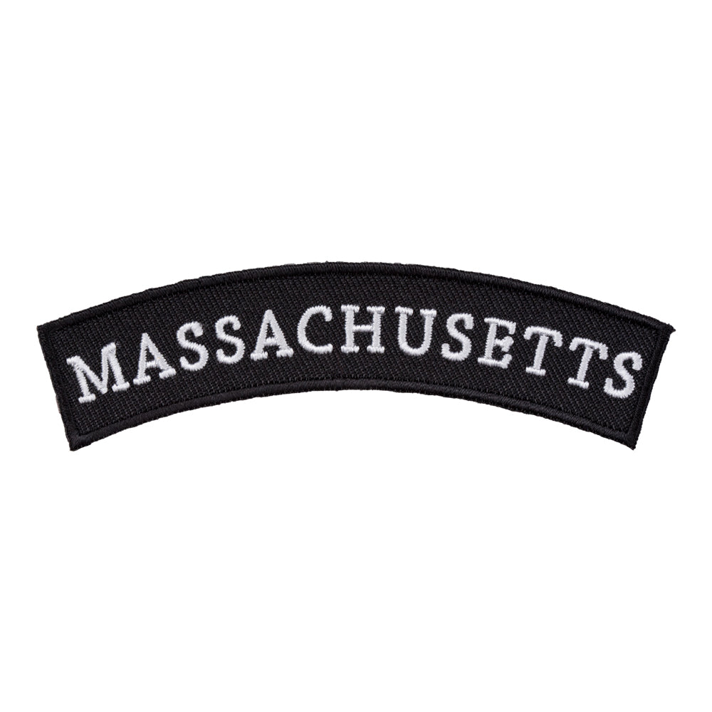 Massachusetts State Top Rocker Patch, Small Size — product image