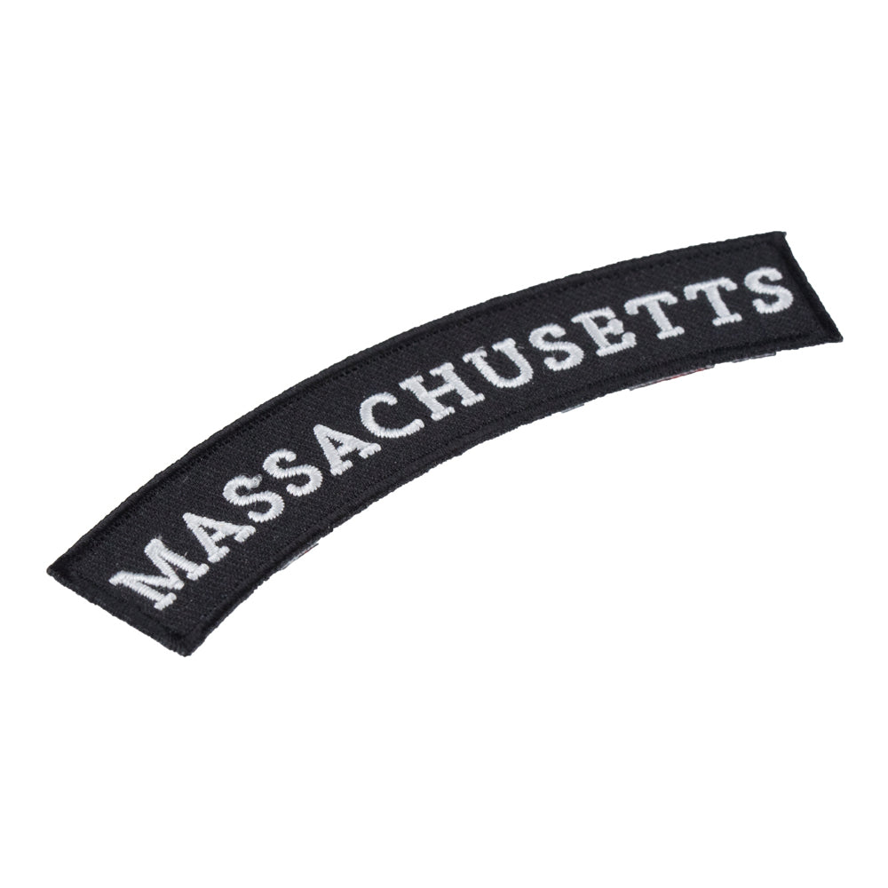 Massachusetts State Top Rocker Patch, Small Size — detail view 1