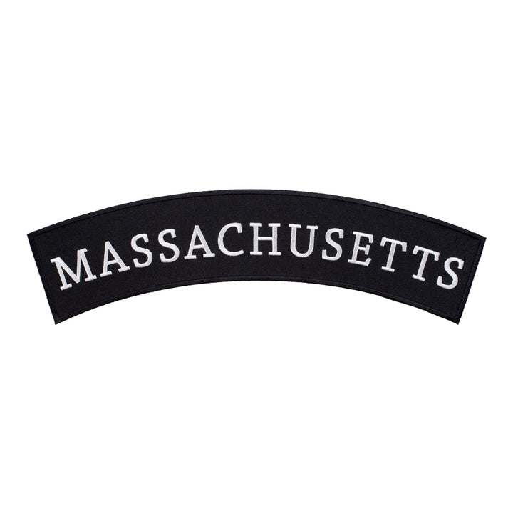 Massachusetts State Top Rocker Patch, Large Size — product image