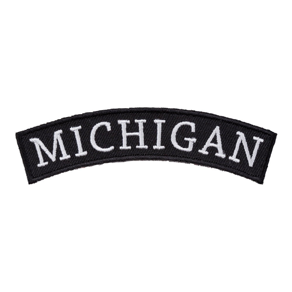 Michigan State Top Rocker Patch, Small Size — product image