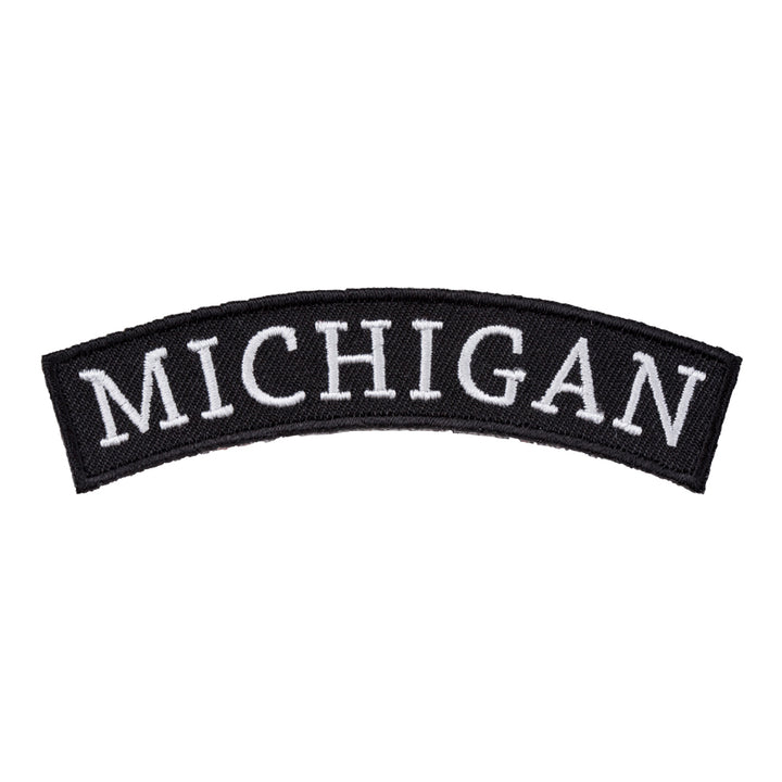 Michigan State Top Rocker Patch, Small Size — product image