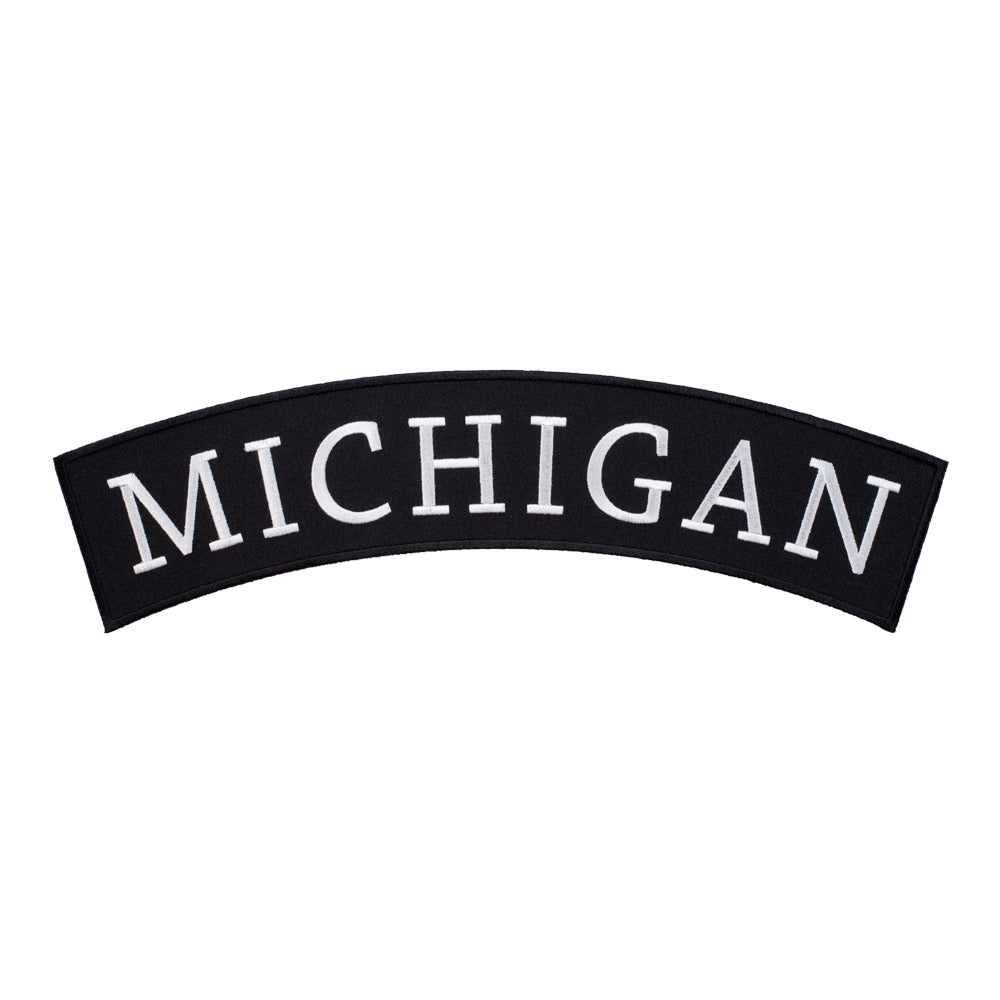 Michigan State Top Rocker Patch, Large Size — product image