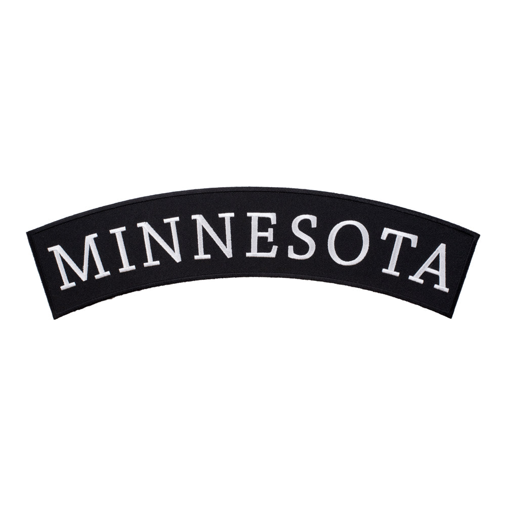 Minnesota State Top Rocker Patch, Large Size — product image