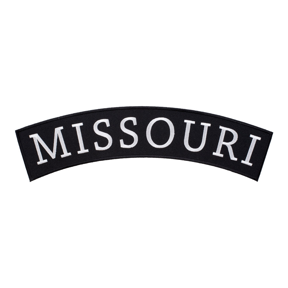 Missouri State Top Rocker Patch, Large Size — product image