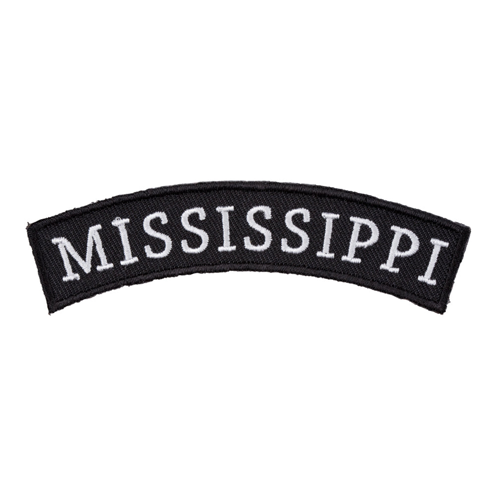Mississippi State Top Rocker Patch, Small Size — product image