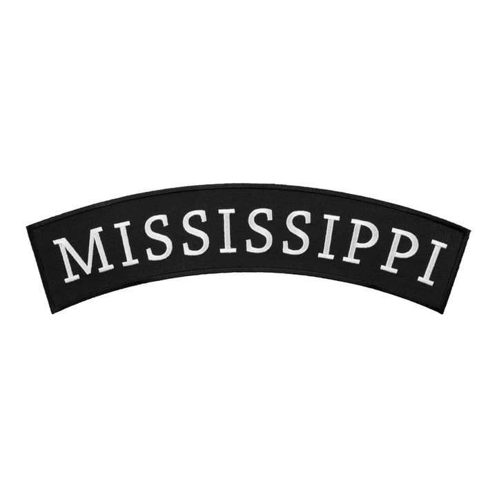 Mississippi State Top Rocker Patch, Large Size — product image