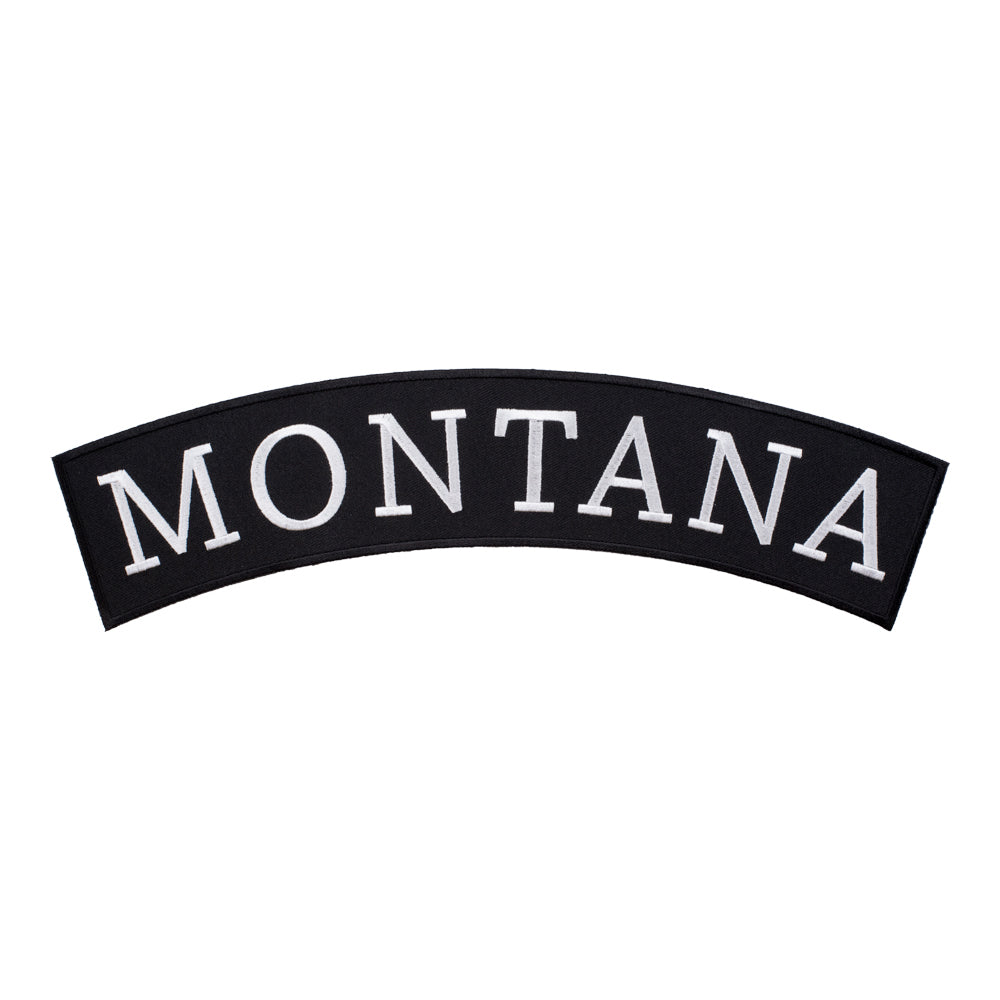 Montana State Top Rocker Patch, Large Size — product image