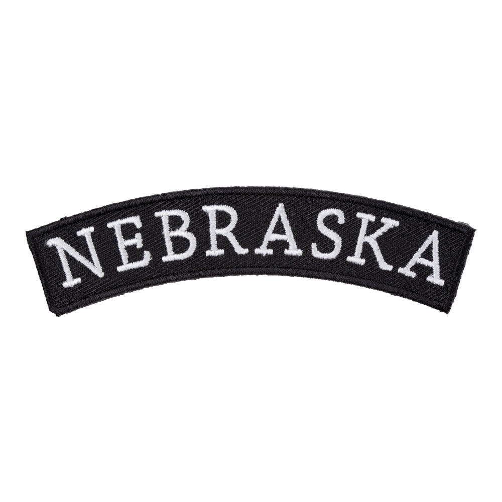 Nebraska State Top Rocker Patch, Small Size — product image