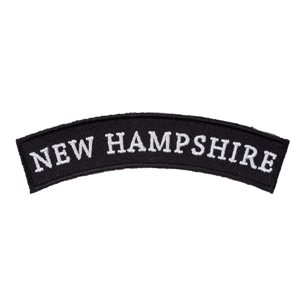New Hampshire State Top Rocker Patch, Small Size — product image
