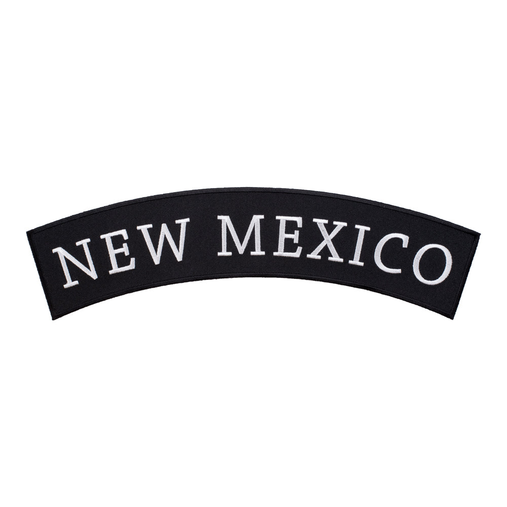 New Mexico State Top Rocker Patch, Large Size — product image