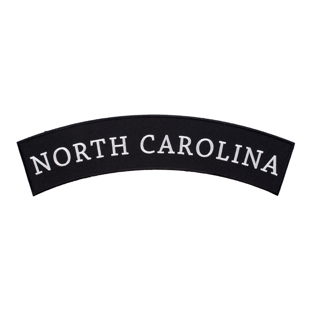 North Carolina State Top Rocker Patch, Large Size — product image