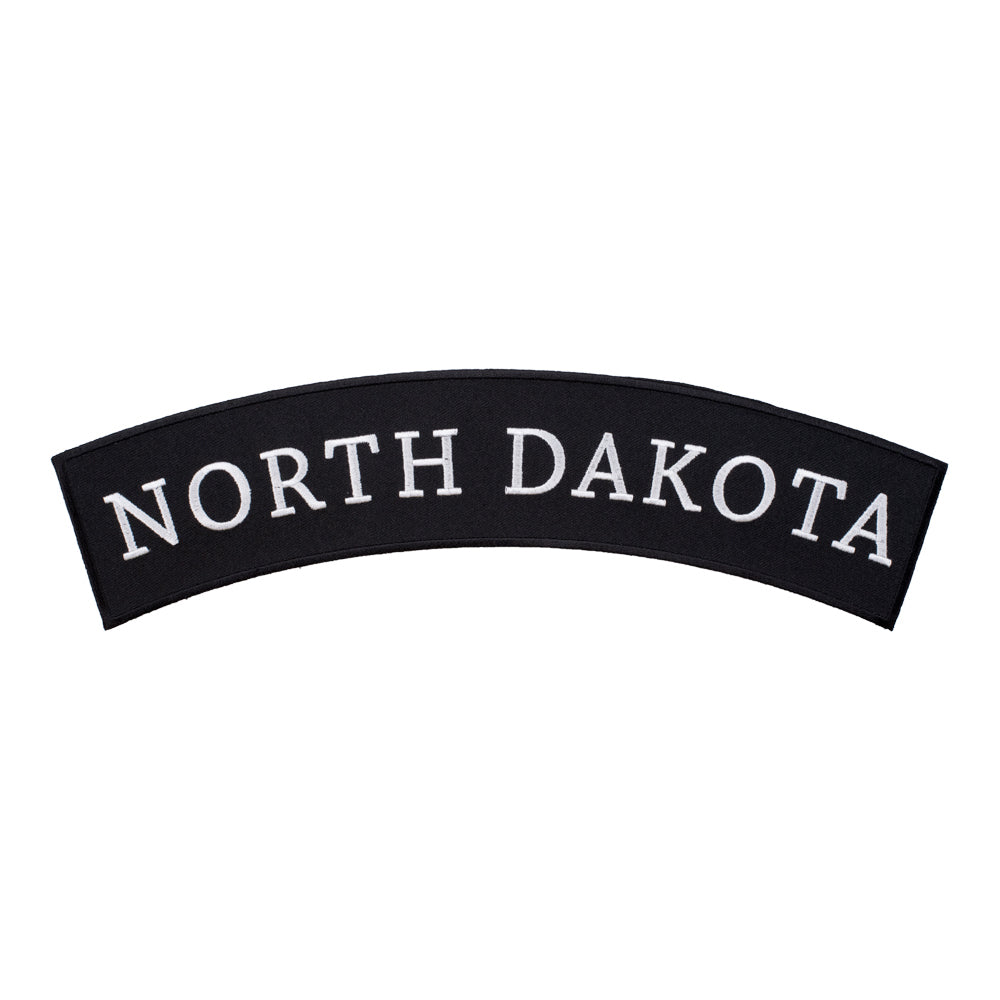 North Dakota State Top Rocker Patch, Large Size — product image