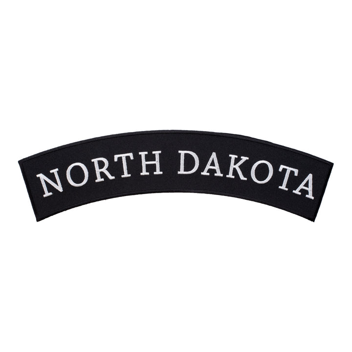 North Dakota State Top Rocker Patch, Large Size — product image
