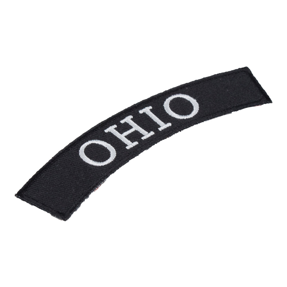 Ohio State Top Rocker Patch, Small Size — detail view 2