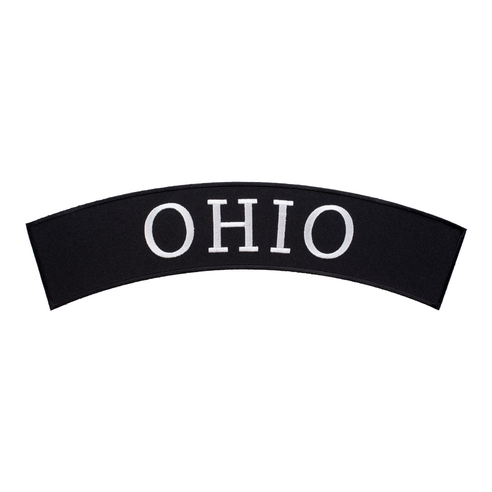 Ohio State Top Rocker Patch, Large Size — product image