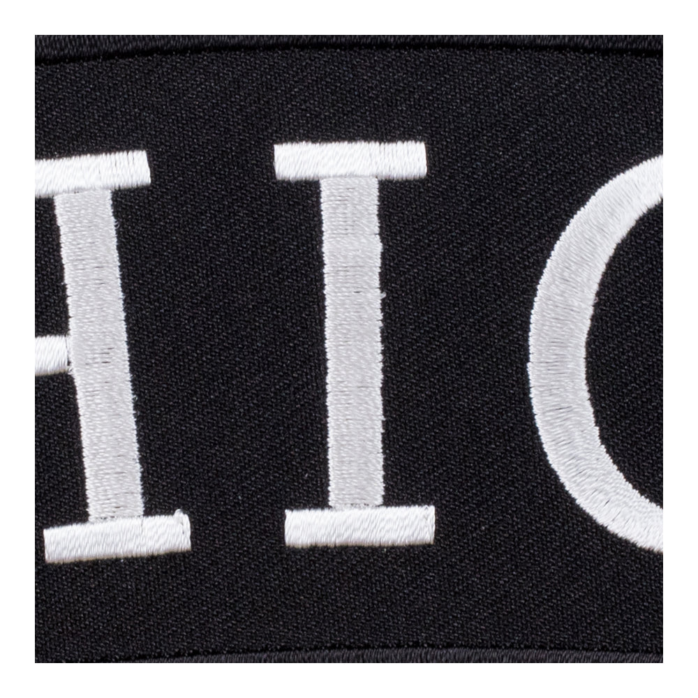 Ohio State Top Rocker Patch, Large Size — detail view 1