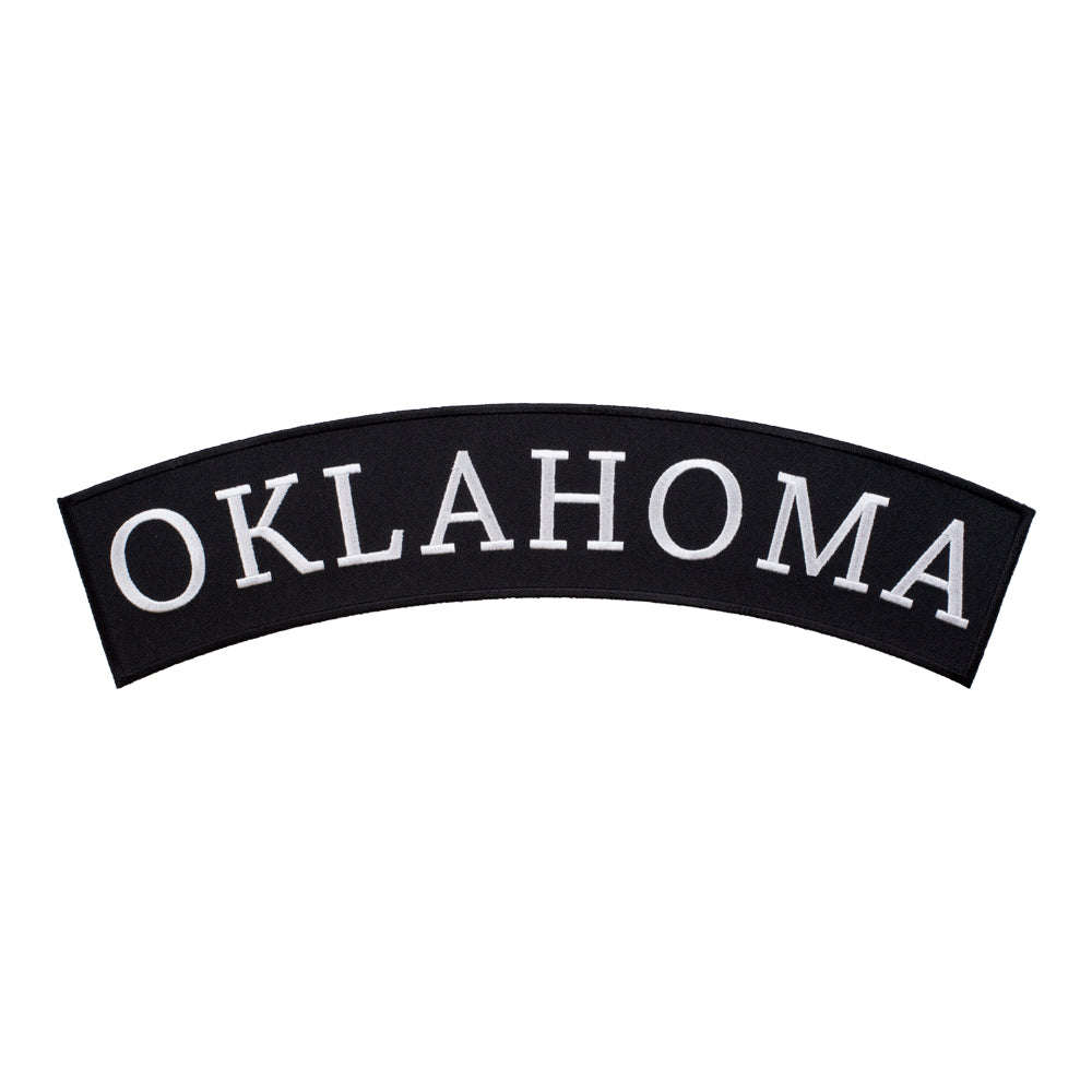 Oklahoma State Top Rocker Patch, Large Size — product image