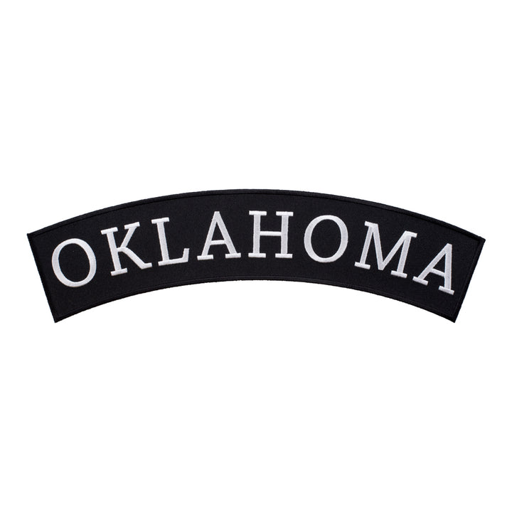 Oklahoma State Top Rocker Patch, Large Size — product image