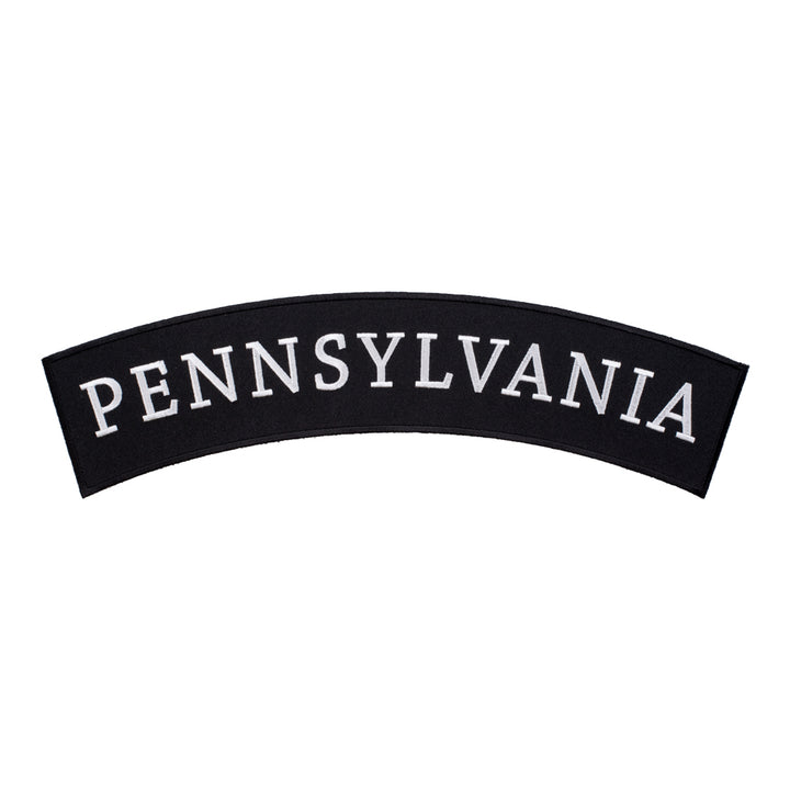 Pennsylvania State Top Rocker Patch, Large Size — product image