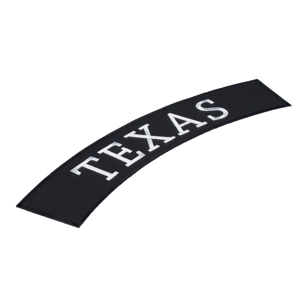 Texas State Top Rocker Patch, Large Size — detail view 1