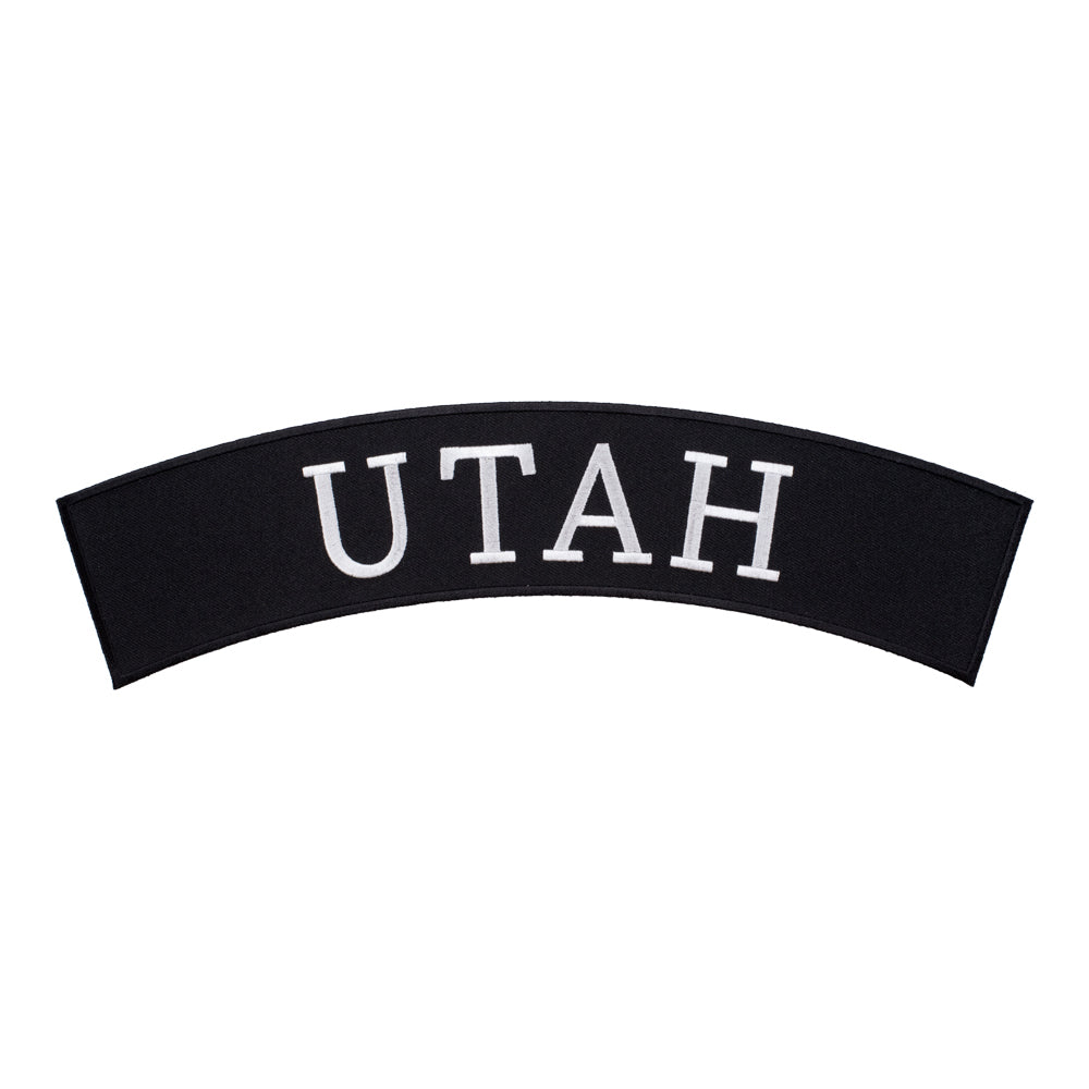 Utah State Top Rocker Patch, Large Size — product image