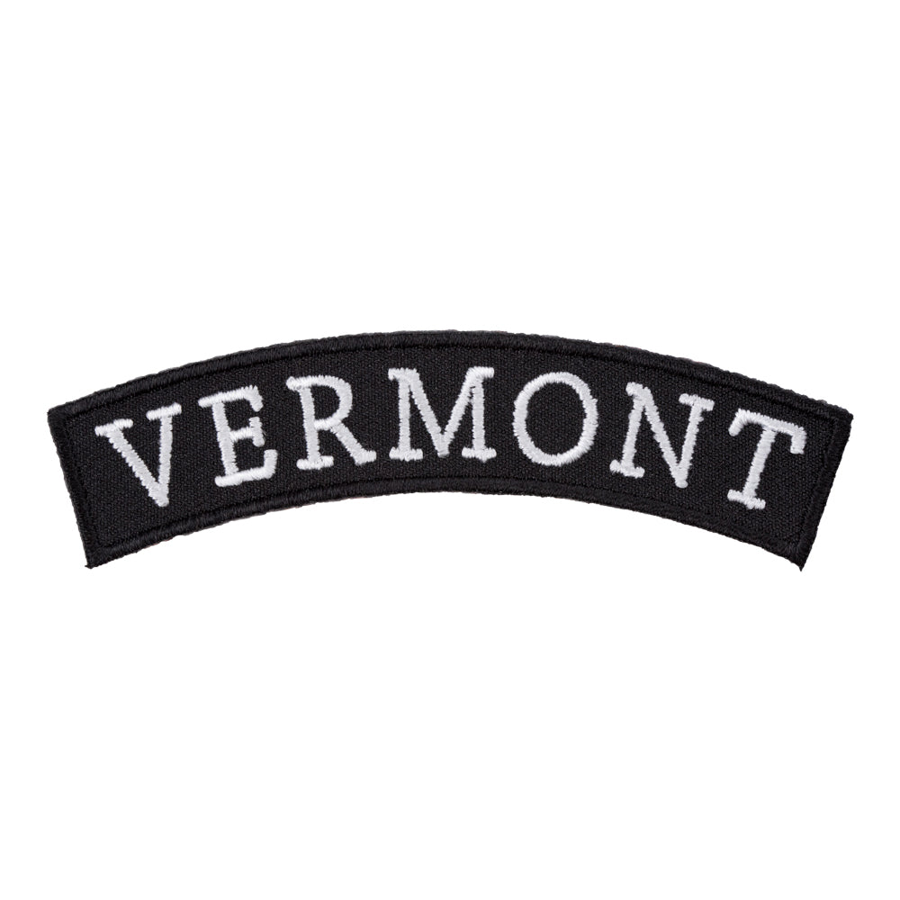 Vermont State Top Rocker Patch, Small Size — product image