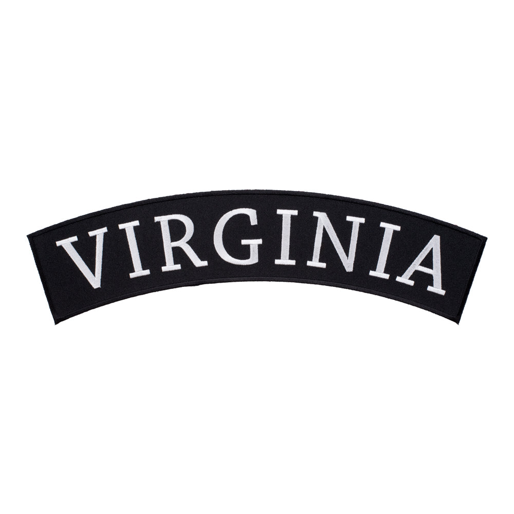 Virginia State Top Rocker Patch, Large Size — product image