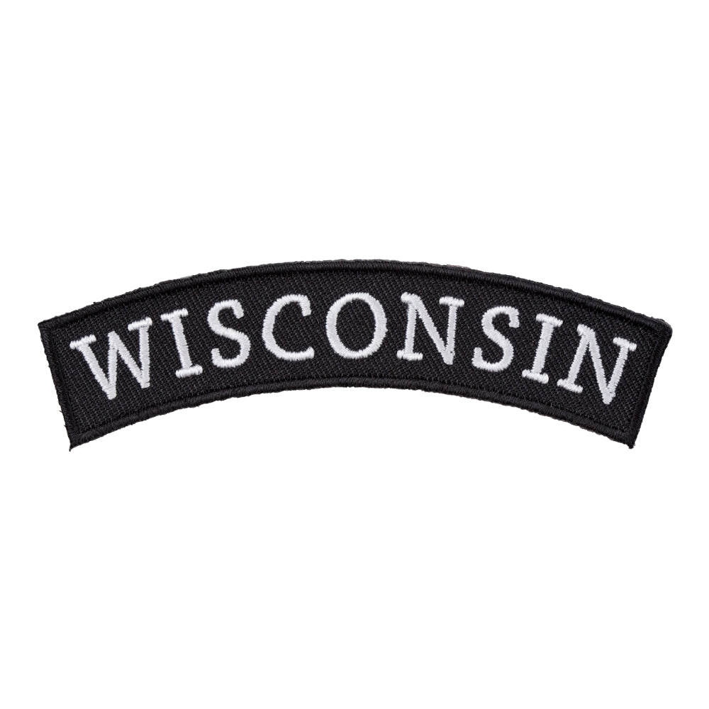Wisconsin State Top Rocker Patch, Small Size — product image