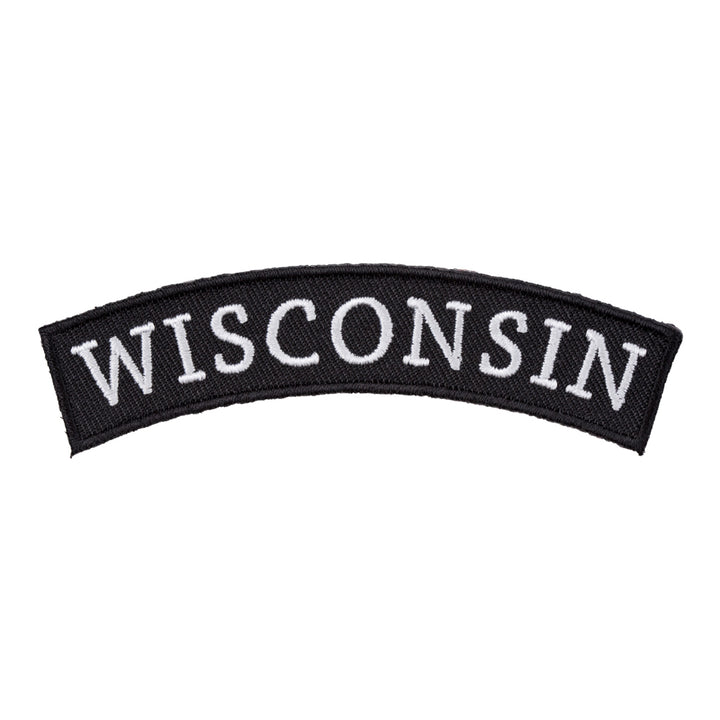Wisconsin State Top Rocker Patch, Small Size — product image