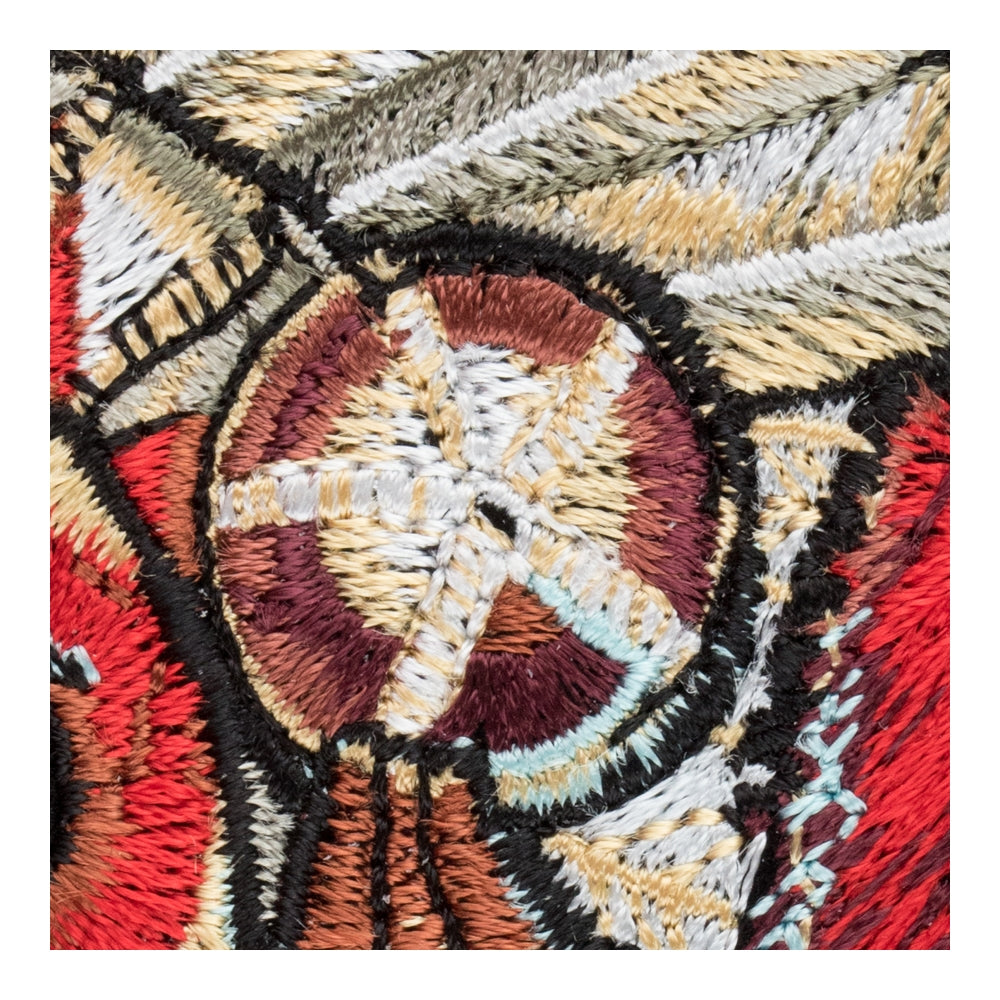 Native American Warrior Skull Patch, Medium Size — detail view 1