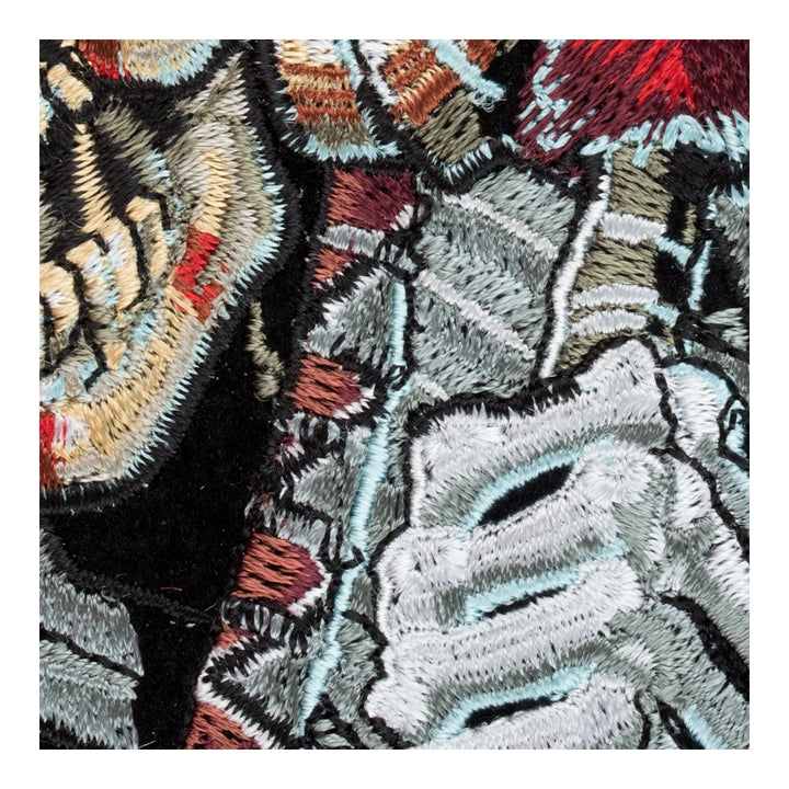 Native American Warrior Skull Patch, Medium Size — detail view 2