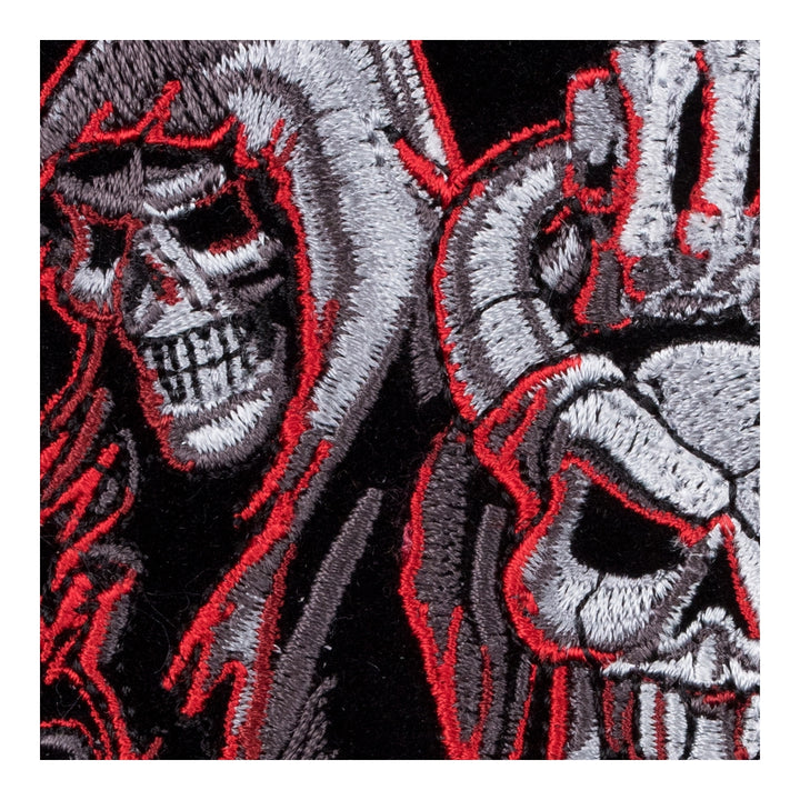 Countdown To Death Grim Reaper Hourglass Patch, Medium Size — detail view 1