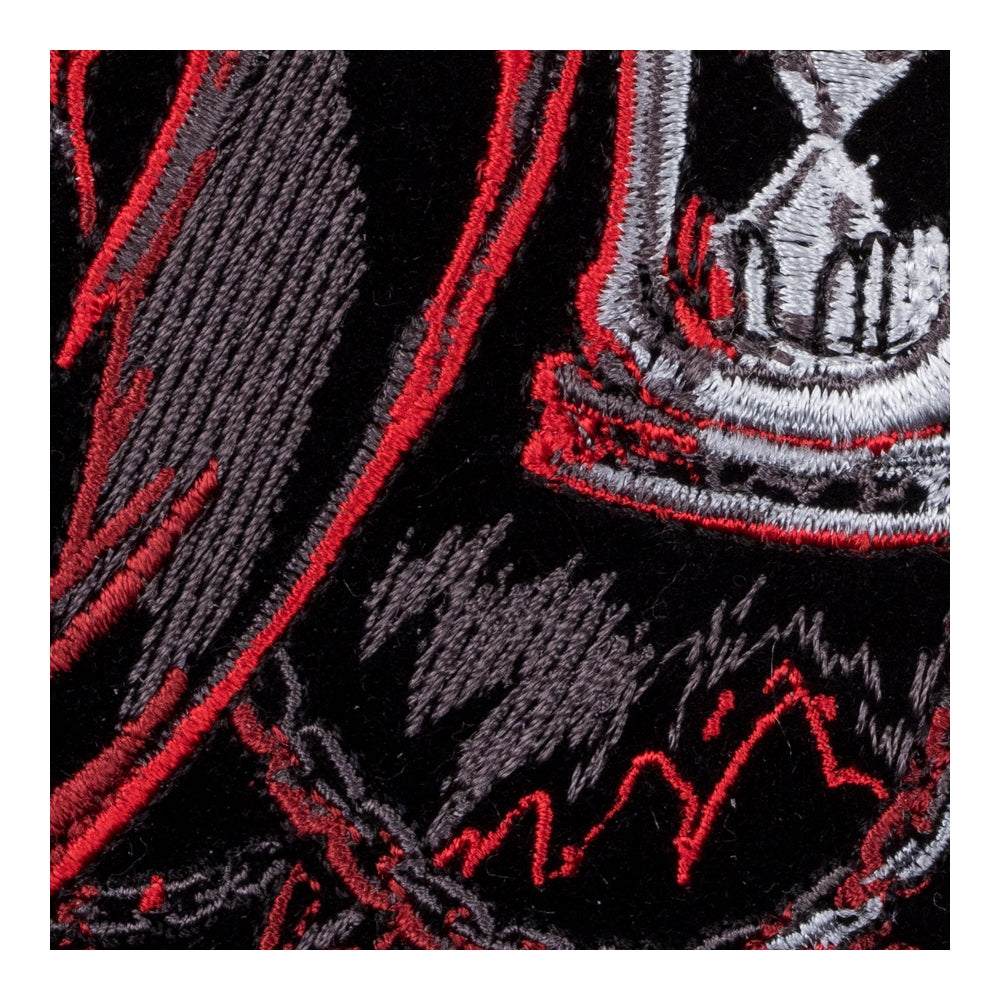 Countdown To Death Grim Reaper Hourglass Patch, Medium Size — detail view 2