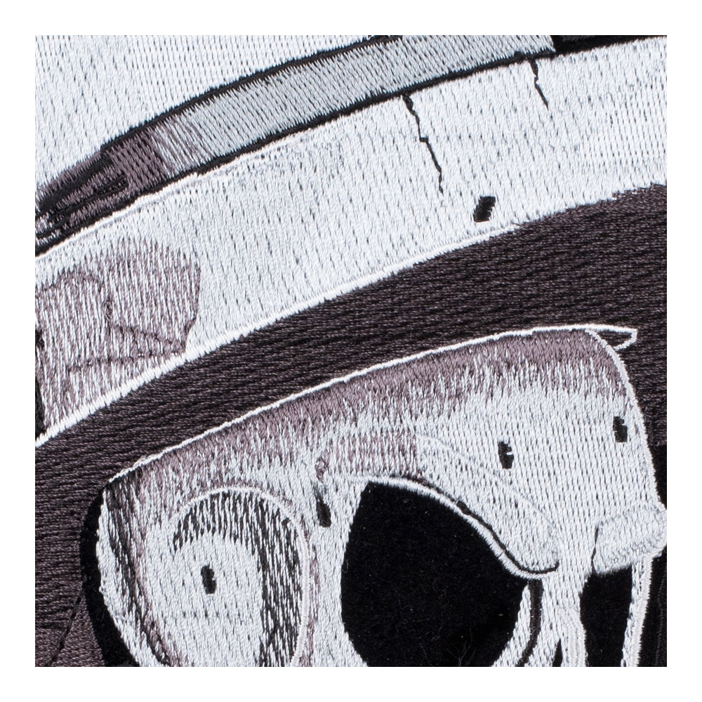 Subdued Mexican Gunslinger Skeleton Patch, X-Large Size — detail view 1