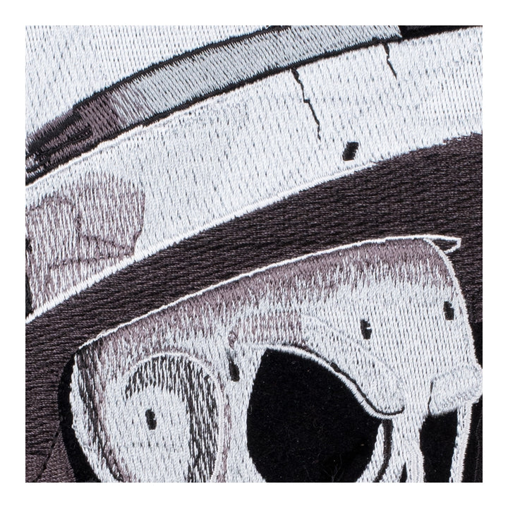 Subdued Mexican Gunslinger Skeleton Patch, X-Large Size — detail view 1
