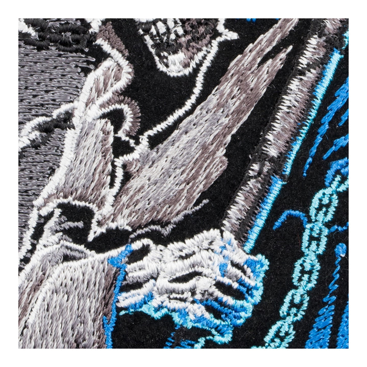 Angel Of Death Blue Shield Patch, Medium Size — detail view 1