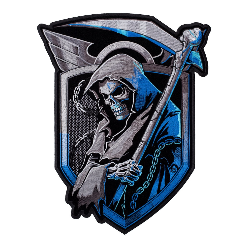 Angel Of Death Blue Shield Patch, X-Large Size — product image