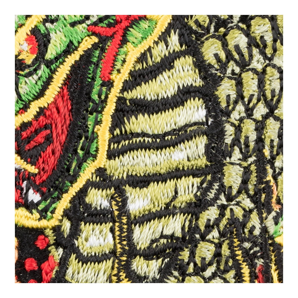 Hissing In Flames Cobra Head Patch, Small Size — detail view 1