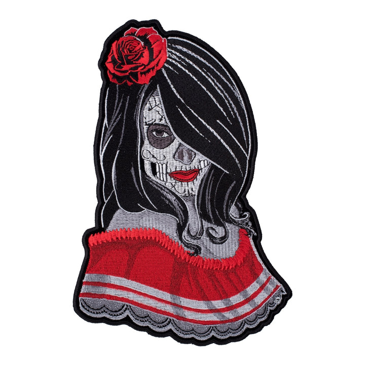 Sugar Skull Temptress Patch, Large Size — product image