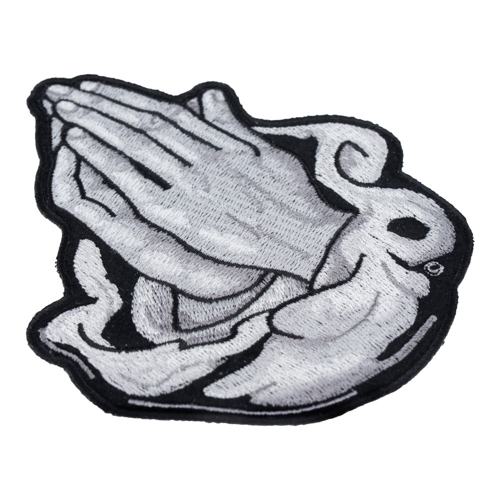 Subdued Praying Hands Patch, Medium size — detail view 2