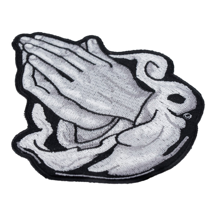 Subdued Praying Hands Patch, Medium size — detail view 2