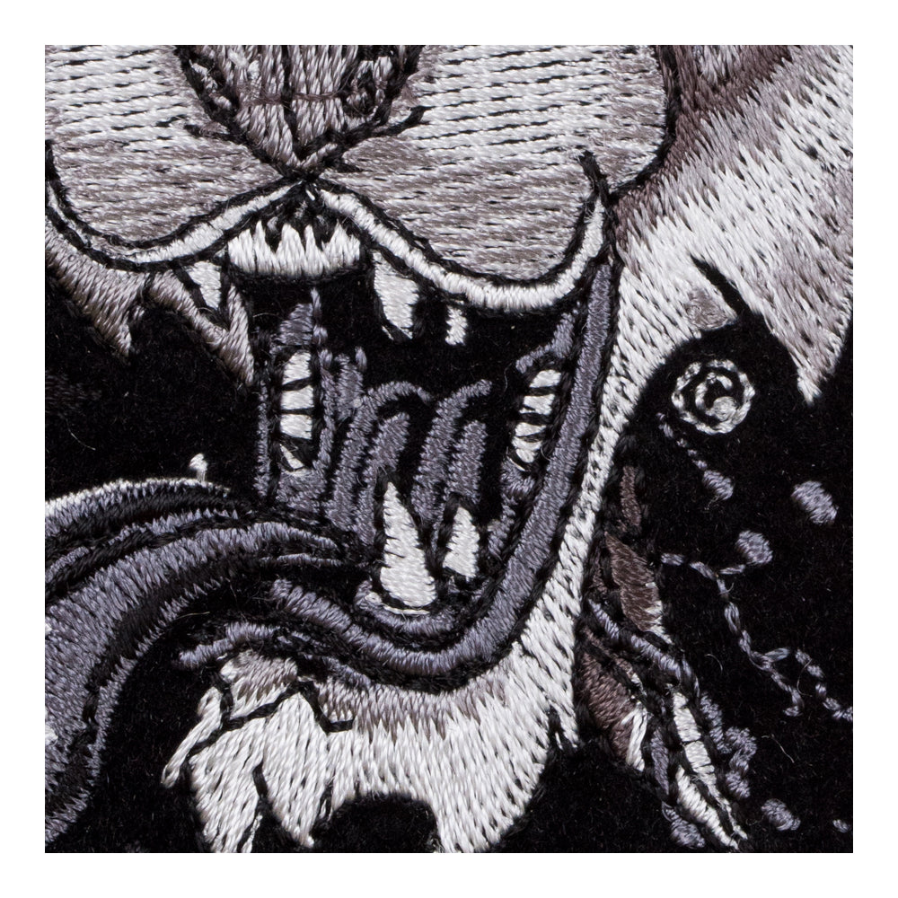 Subdued Dead Tiger Head &amp; Dagger Patch, Tiger &amp; Animal Patches — detail view 1