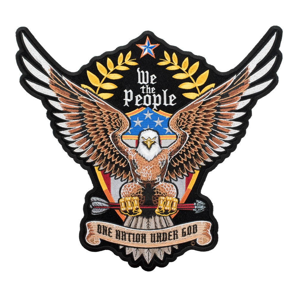 We The People One Nation Eagle Patch, Large Size — product image